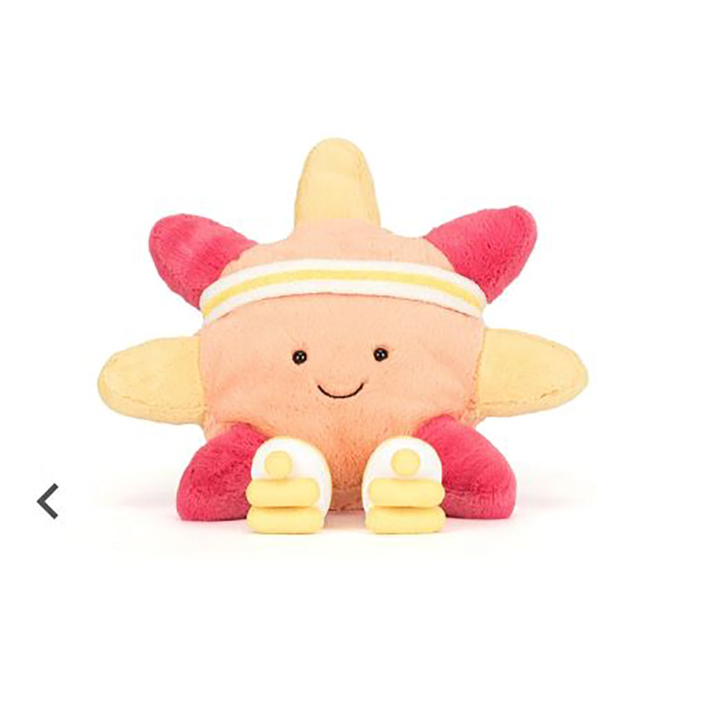 Jellycat bamse, Amuseables sol på rulleskøjter - 30 cm
