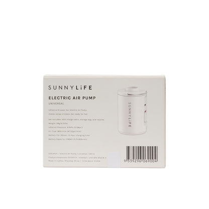 Sunnylife elektrisk pumpe, Universal - White