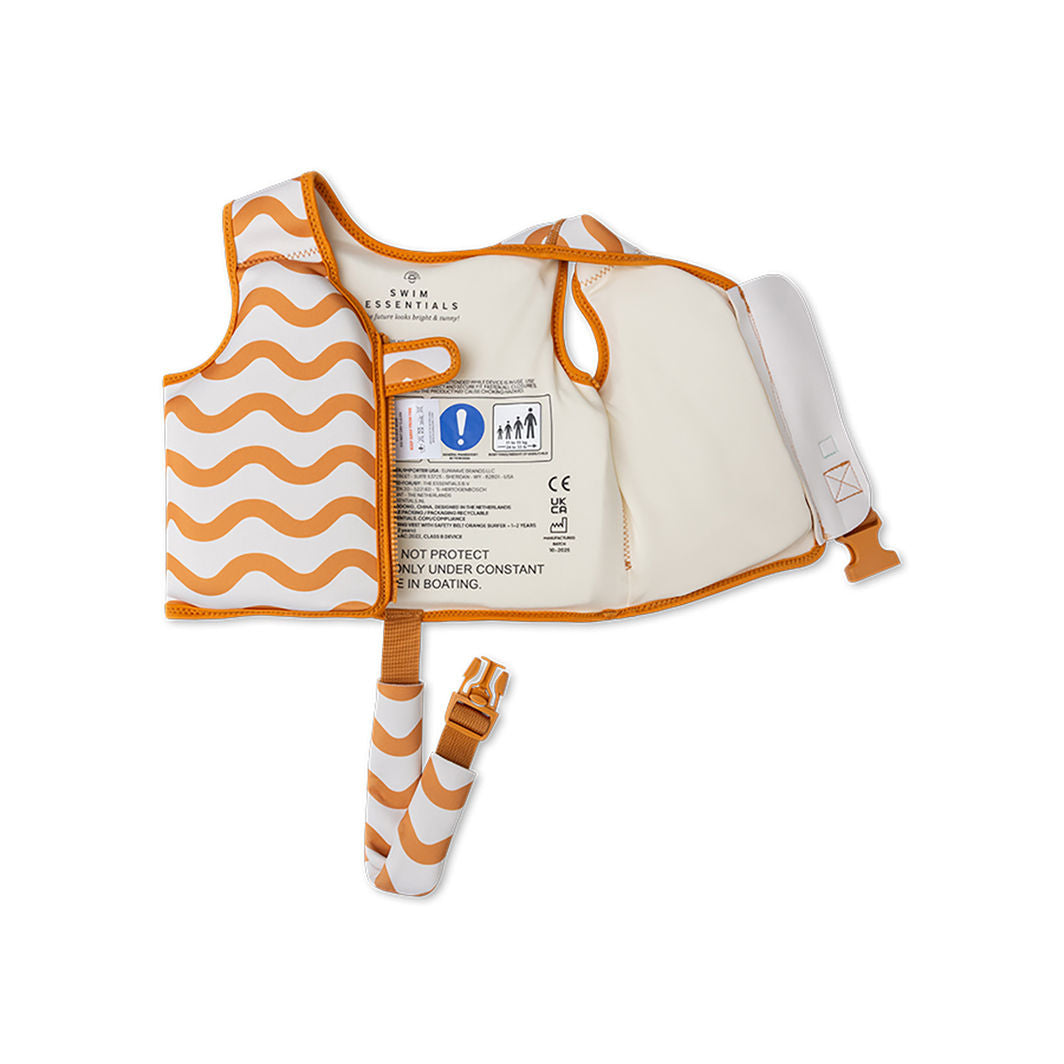 Swim Essentials, Svømmevest 11-15 kg - Orange Surfer