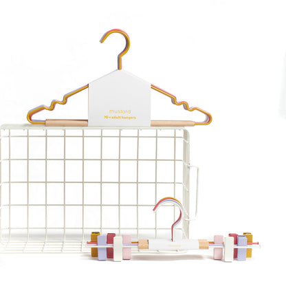 Mustard Made Kids Top hanger, 10-stk. børnebøjler, Summer ORDRE EFTER 11/12-25 BLIVER FØRST LEVERET I JANUAR 26