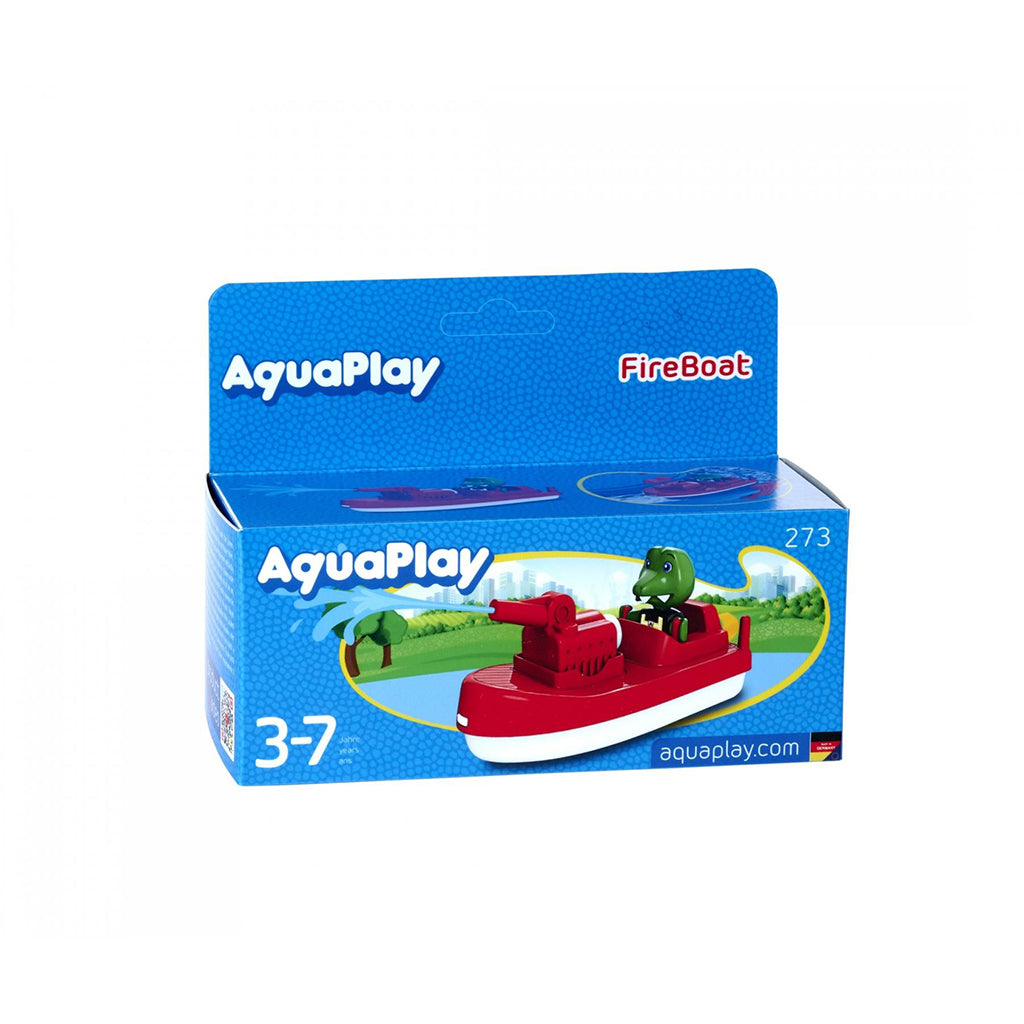 AquaPlay vandbane tilbehør, brandbåd m optræk
