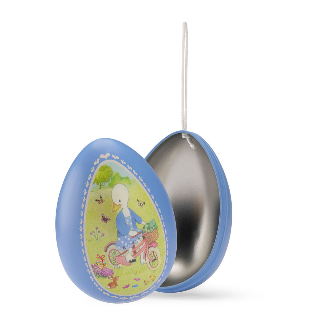 Moulin Roty lille påskeæg i metal, La grande famille