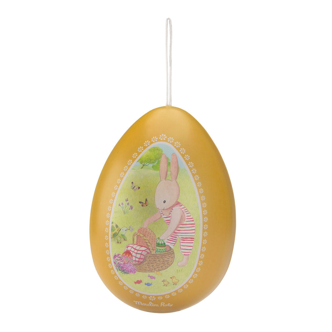 Moulin Roty stort påskeæg i metal, La grande famille