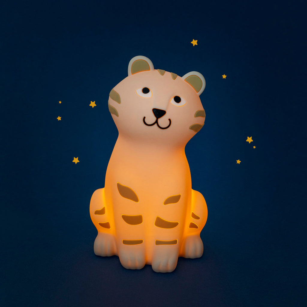 Moulin Roty vågelampe, Tiger - La forêt Mawa