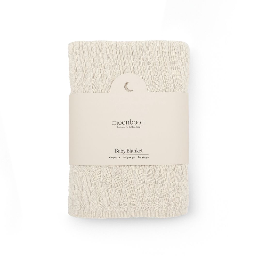 Moonboon Babytæppe, GOTS - Flere farver