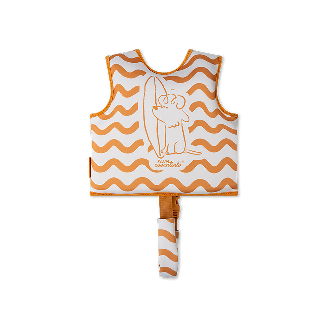 Swim Essentials, Svømmevest 15-18 kg - Orange Surfer