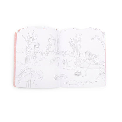 Moulin Roty Malebog med 230 klistermærker, Les Rosalies