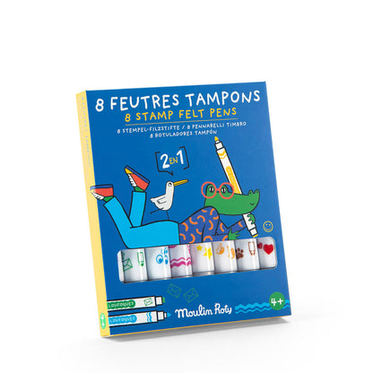 Moulin Roty Stempeltusser 8 stk, Les Loufoques