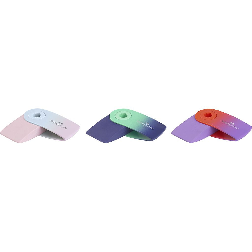 Faber-Castell Viskelæder Sleeve Mini Flow Edition, flere farver