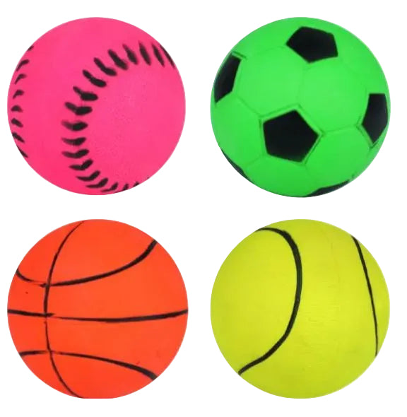 Robetoy gummibold, sport - Assorteret