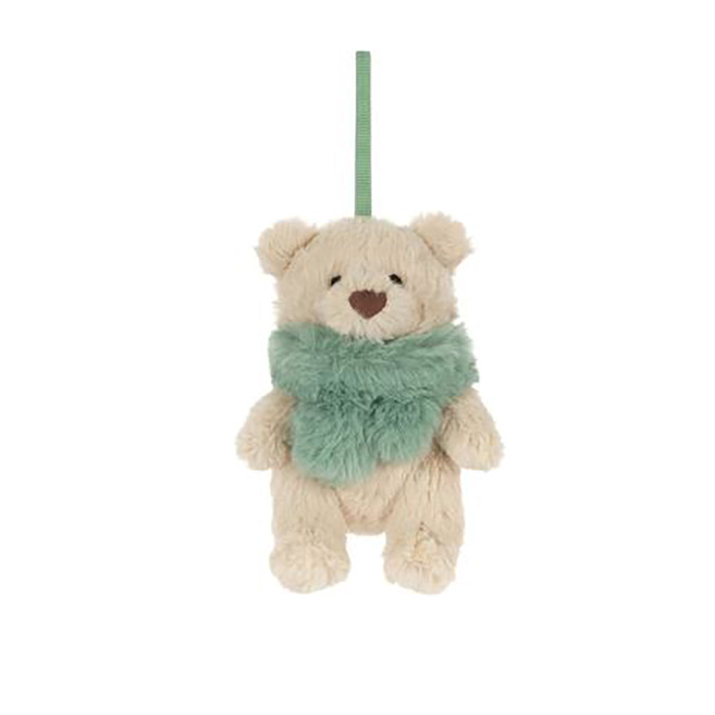Jellycat julepynt, Bartholomew Bear Jr. Winter dekoration - 10 cm