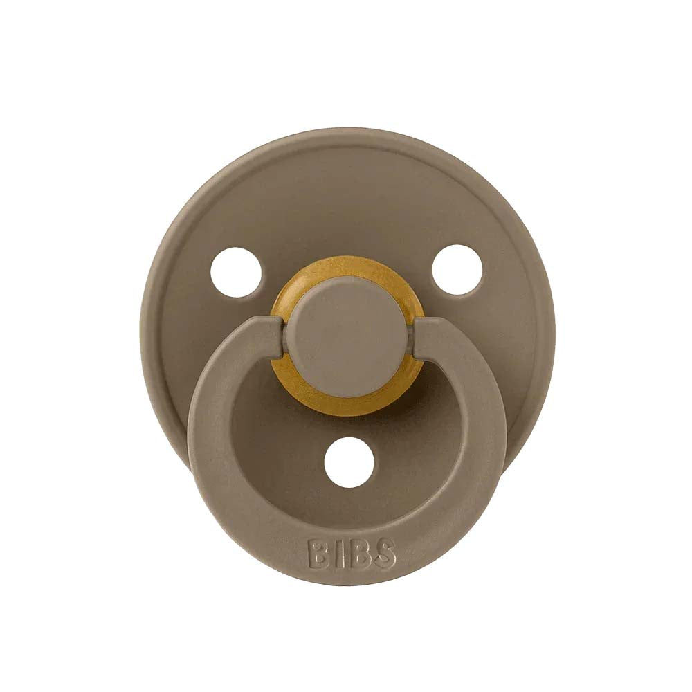 Bibs sut i naturgummi, str. 2 - Dark Oak