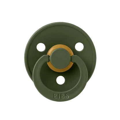Bibs sut i naturgummi, str. 2 - Hunter Green