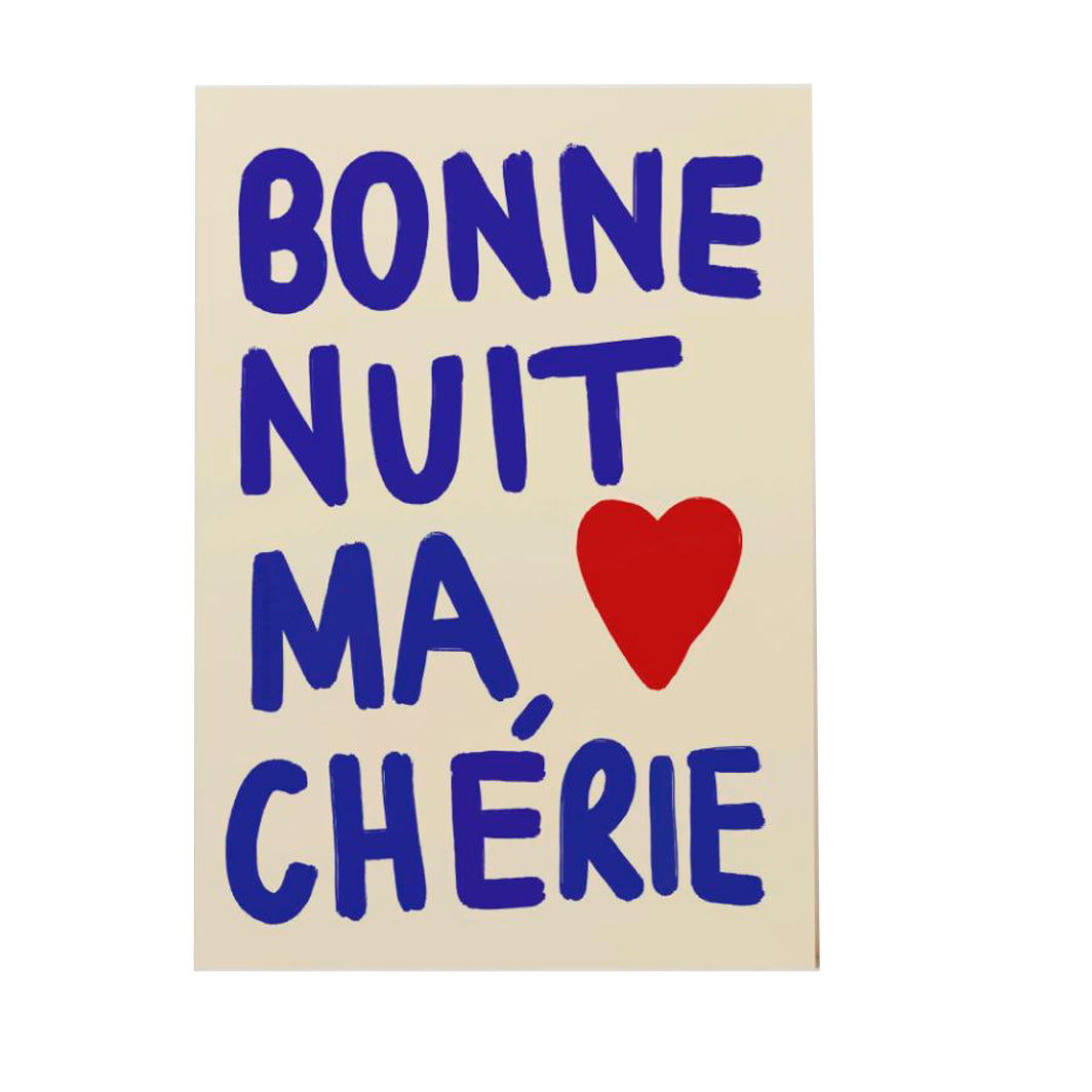 Nephthys Illustrated plakat, Bonne Nuit ma Chérie - A4 format