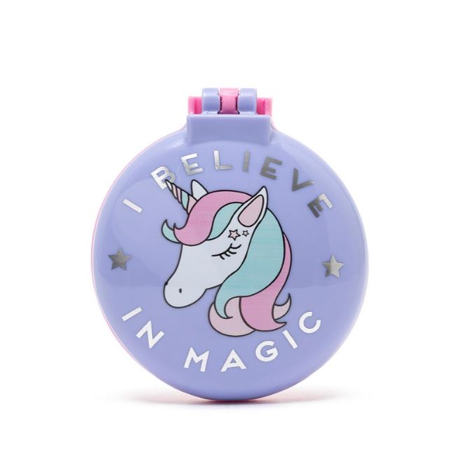 Kidek, Hårbøste m. spejl, Unicorn