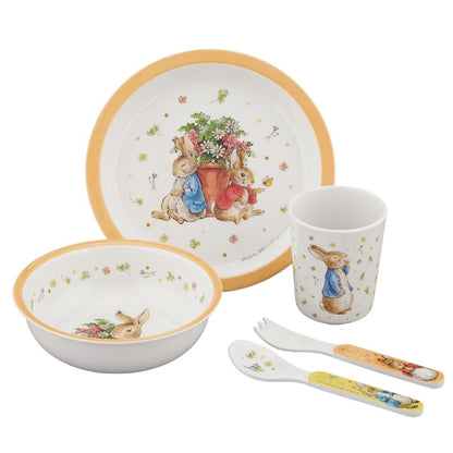 Petit Jour Paris, Peter Kanin børneservice m. 5 dele - Abrikos