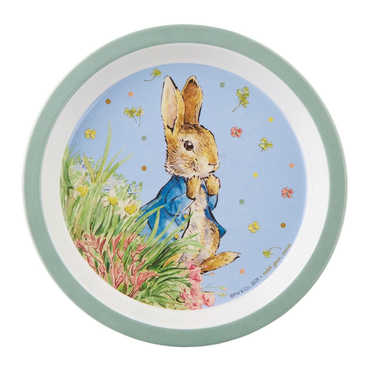 Petit Jour Paris, Peter Kanin flad tallerken - Grøn