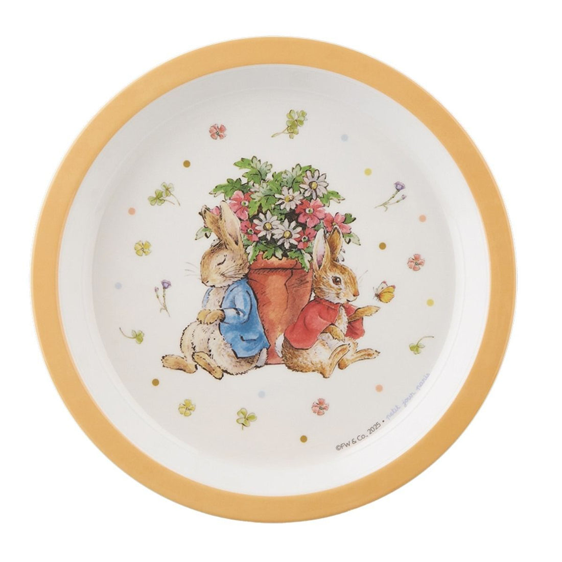 Petit Jour Paris, Peter Kanin flad tallerken - Abrikos