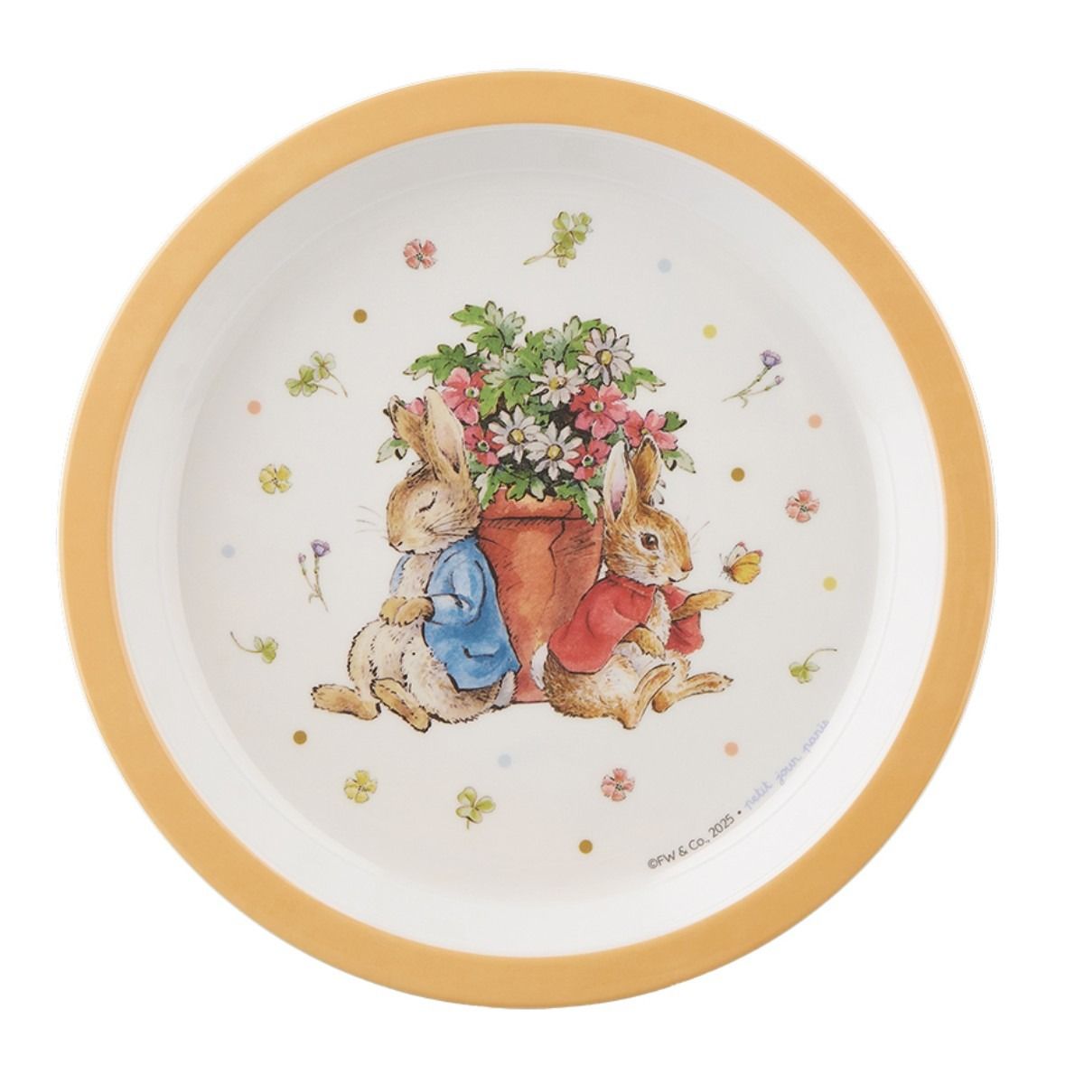 Petit Jour Paris, Peter Kanin flad tallerken - Abrikos