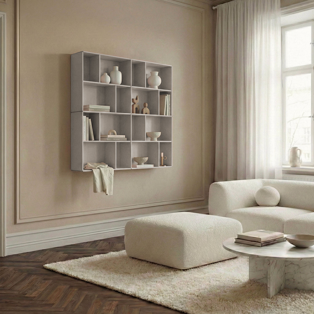 By Aulum Bronx vægreol, dybde 23 eller 33 cm - Mushroom