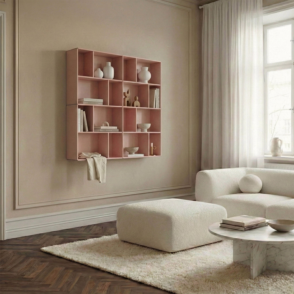 By Aulum Bronx vægreol, dybde 23 eller 33 cm - Blush