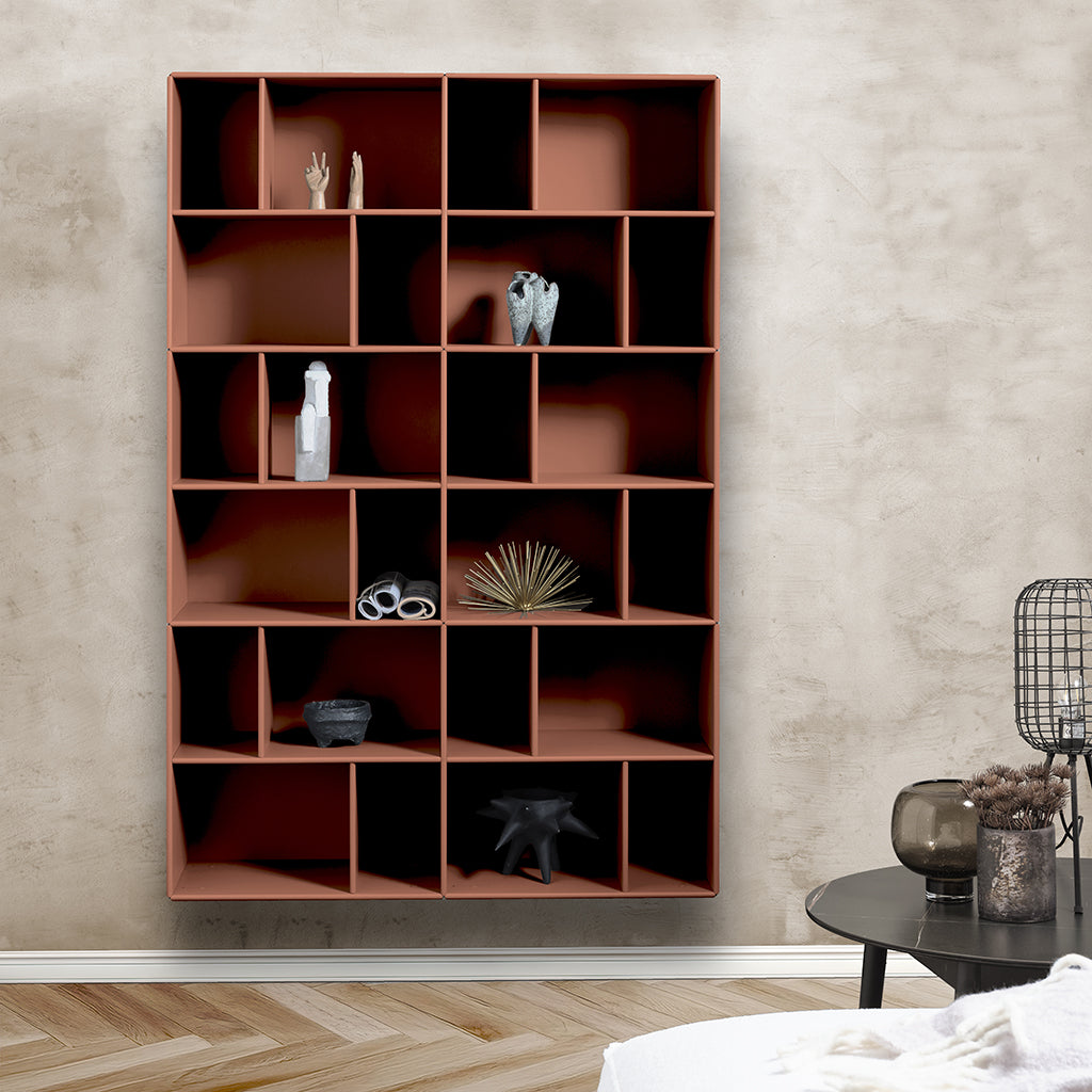 By Aulum Brooklyn vægreol,  117x177 cm - Rusty