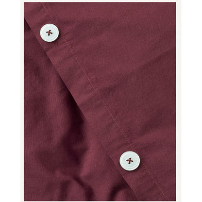 Studio Feder babysengetøj, økologisk percale - Burgundy