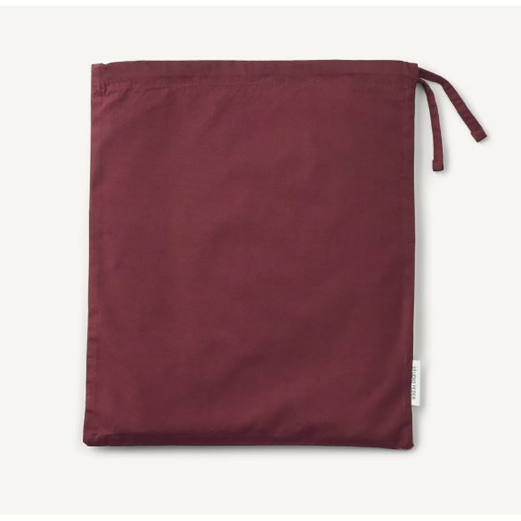 Studio Feder voksensengetøj, økologisk percale - Burgundy