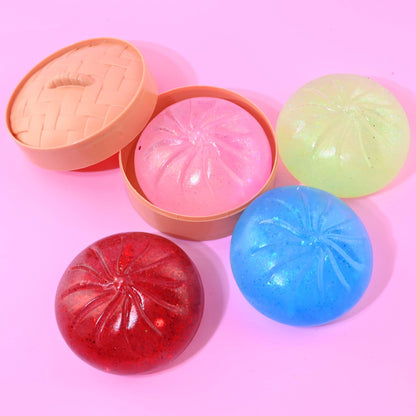Robetoy, Squishy Dumpling, Glitter - assorteret