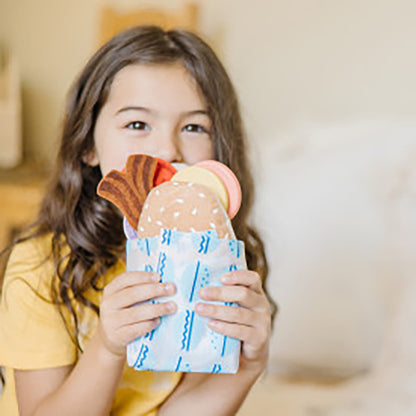 Melissa &amp; Doug Legemad i træ, Sandwichbar - 56 dele