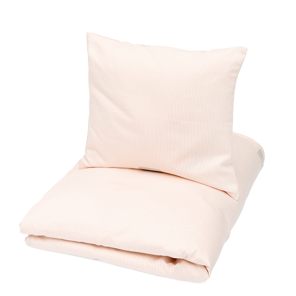 Cam Cam voksen sengetøj, GOTS - Classic Stripes Rose