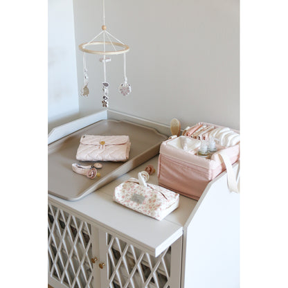 Cam Cam pusleunderlag, quiletet - OCS - Classic Stripes Rose