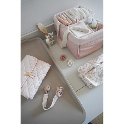 Cam Cam pusleunderlag, quiletet - OCS - Classic Stripes Rose