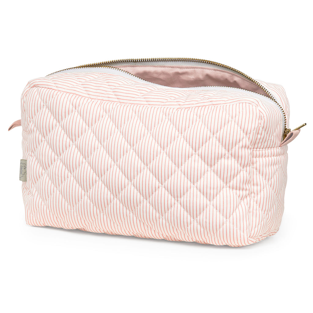 Cam Cam quiltet toilettaske, OCS - Classic Stripes Rose