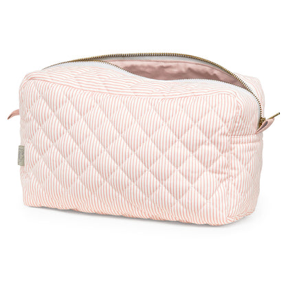 Cam Cam quiltet toilettaske, OCS - Classic Stripes Rose
