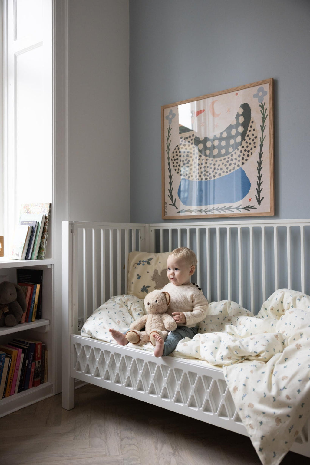 Cam Cam juniorsengetøj, Økologisk, GOTS - Blueberries