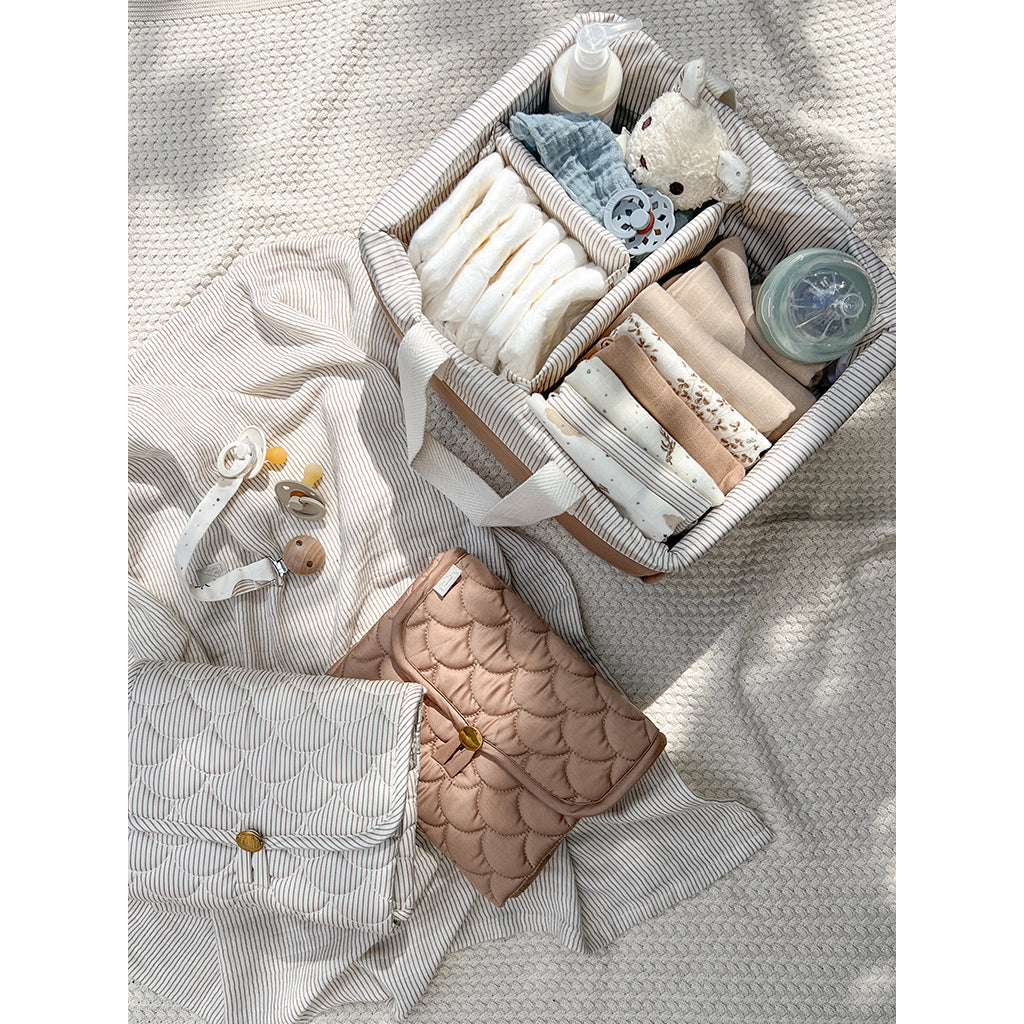 Cam Cam pusleopbevaring, Caddy - Classic Stripes Camel