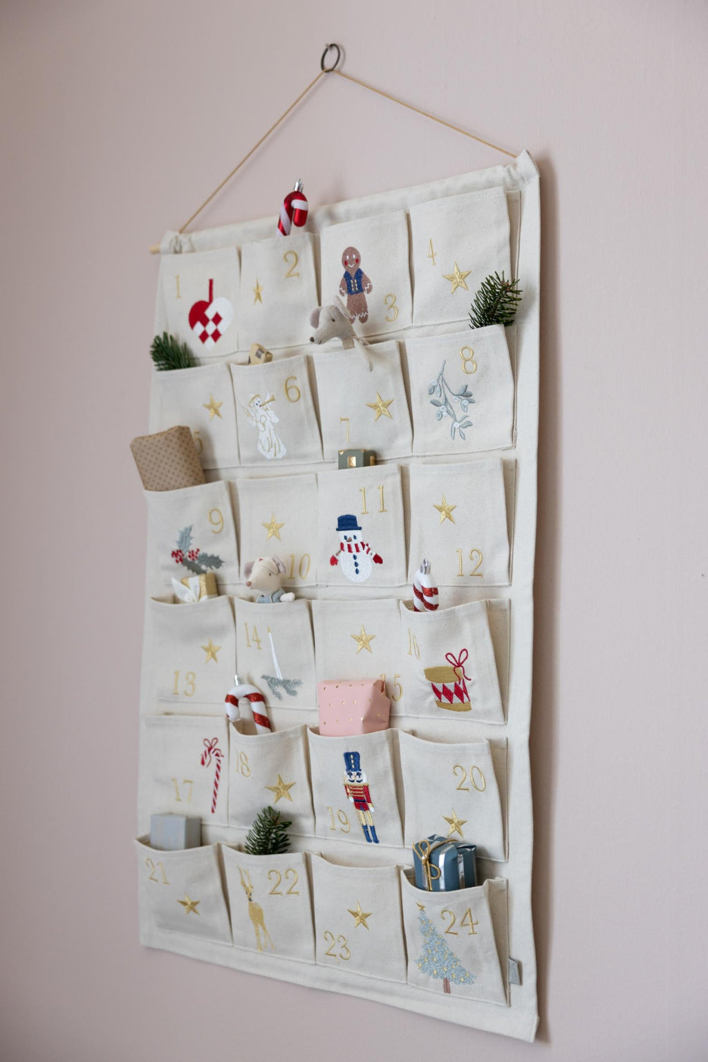 Cam Cam julekalender - GOTS - Beige