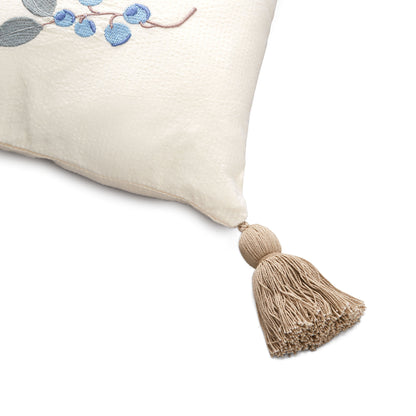 Cam Cam broderet pude, Økologisk, OCS - Blueberries