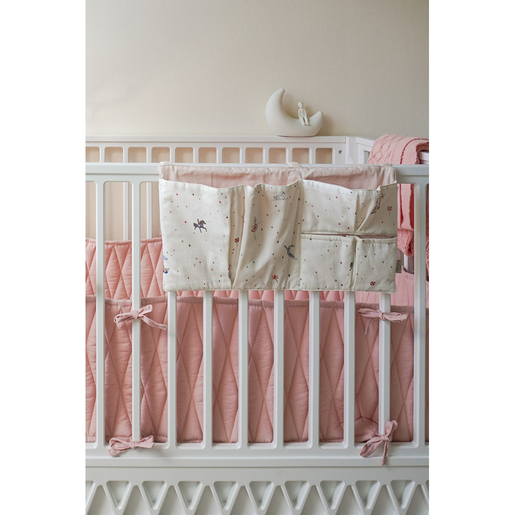 Cam Cam sengerand, OCS, Harlequin broderi - Blossom pink