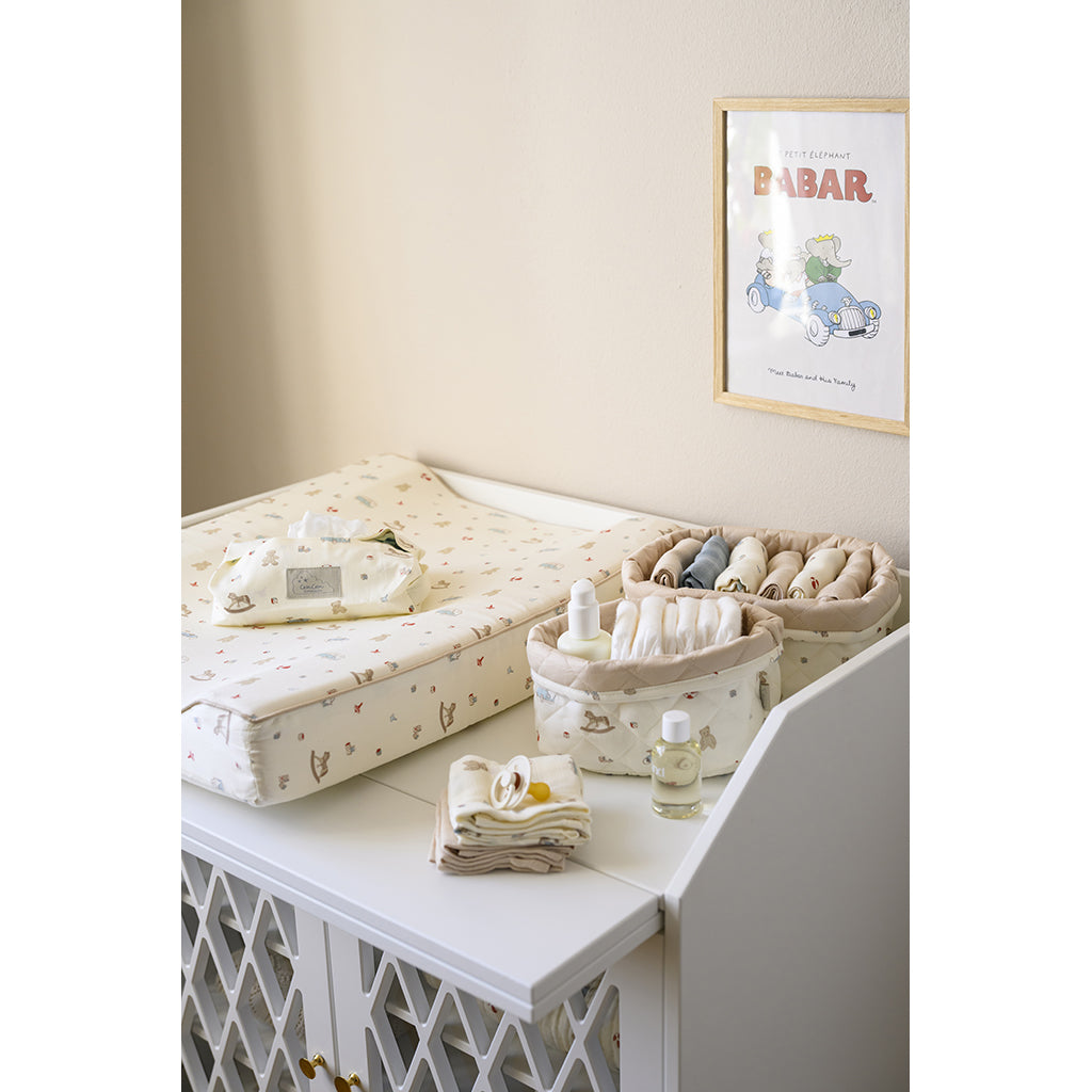 Cam Cam etui til vådservietter, økologisk, GOTS - Vintage Toys