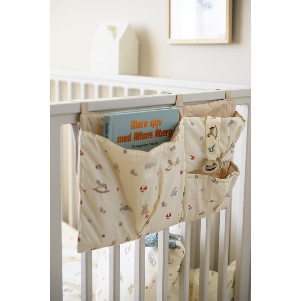 Cam Cam bed pocket, sengelommer i stof, OCS - Vintage Toys