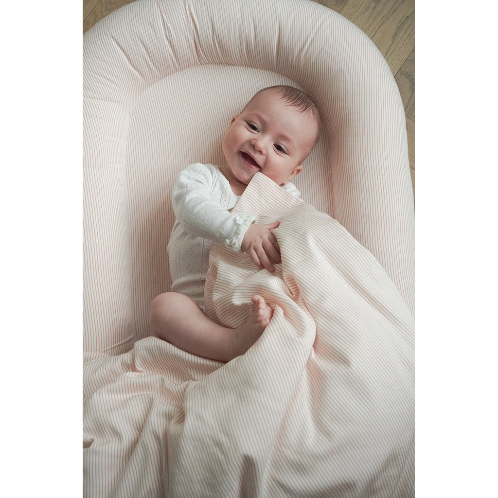 Cam Cam babysengetøj, økologisk, GOTS - Classic Stripes Rose