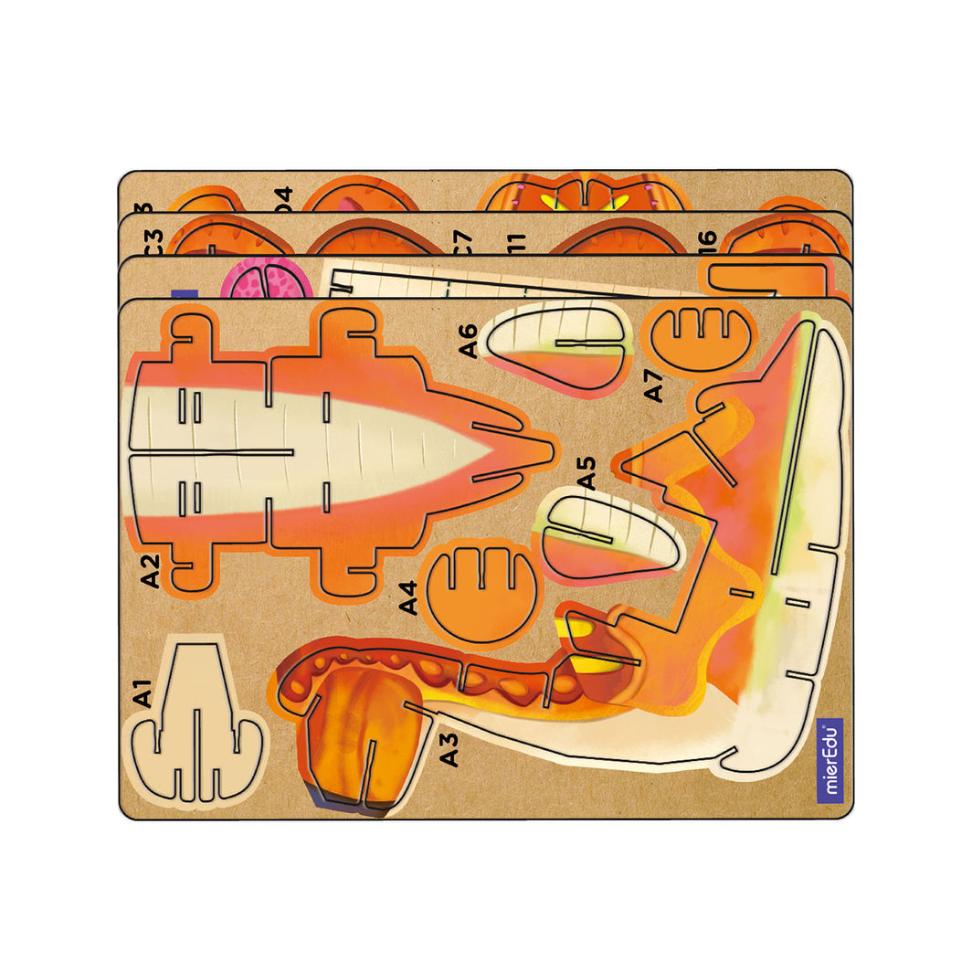 mierEdu 3D puslespil med lyd, Brachiosaurus