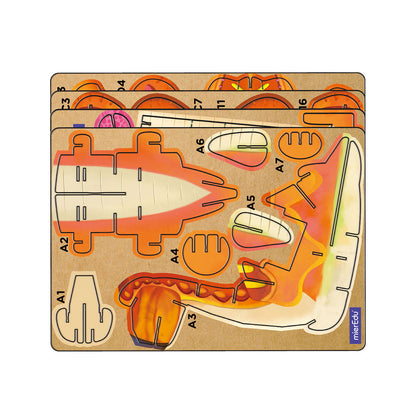 mierEdu 3D puslespil med lyd, Brachiosaurus