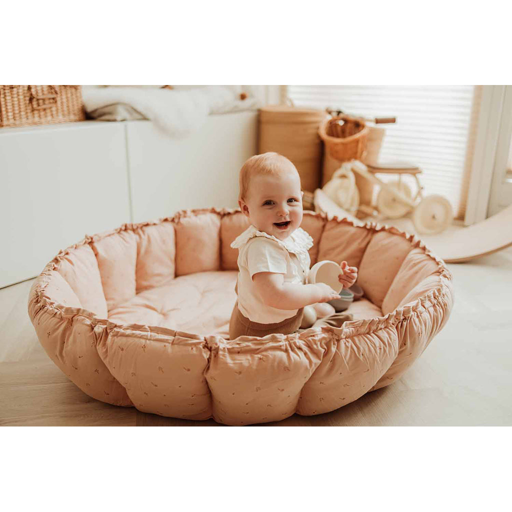 Play&amp;Go Coco fleuri, Tre-i-én babytæppe, økologisk - Bloom fleuri