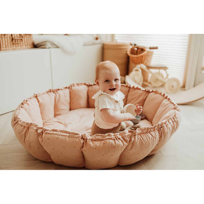 Play&amp;Go Coco fleuri, Tre-i-én babytæppe, økologisk - Bloom fleuri