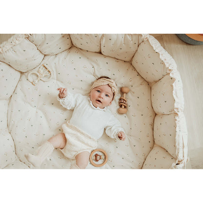 Play&amp;Go Coco moon, Tre-i-ét babytæppe, økologisk - Bloom moon