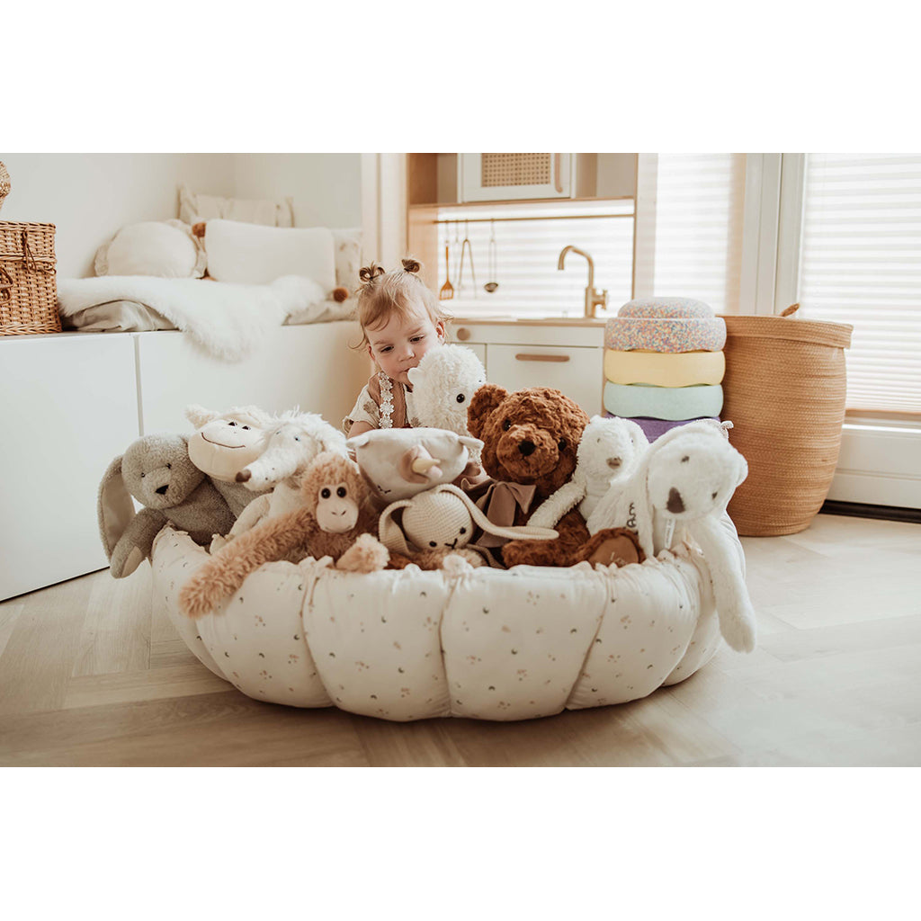 Play&amp;Go Coco moon, Tre-i-ét babytæppe, økologisk - Bloom moon