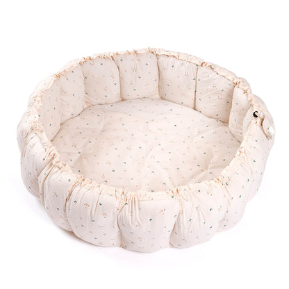 Play&amp;Go Coco moon, Tre-i-ét babytæppe, økologisk - Bloom moon